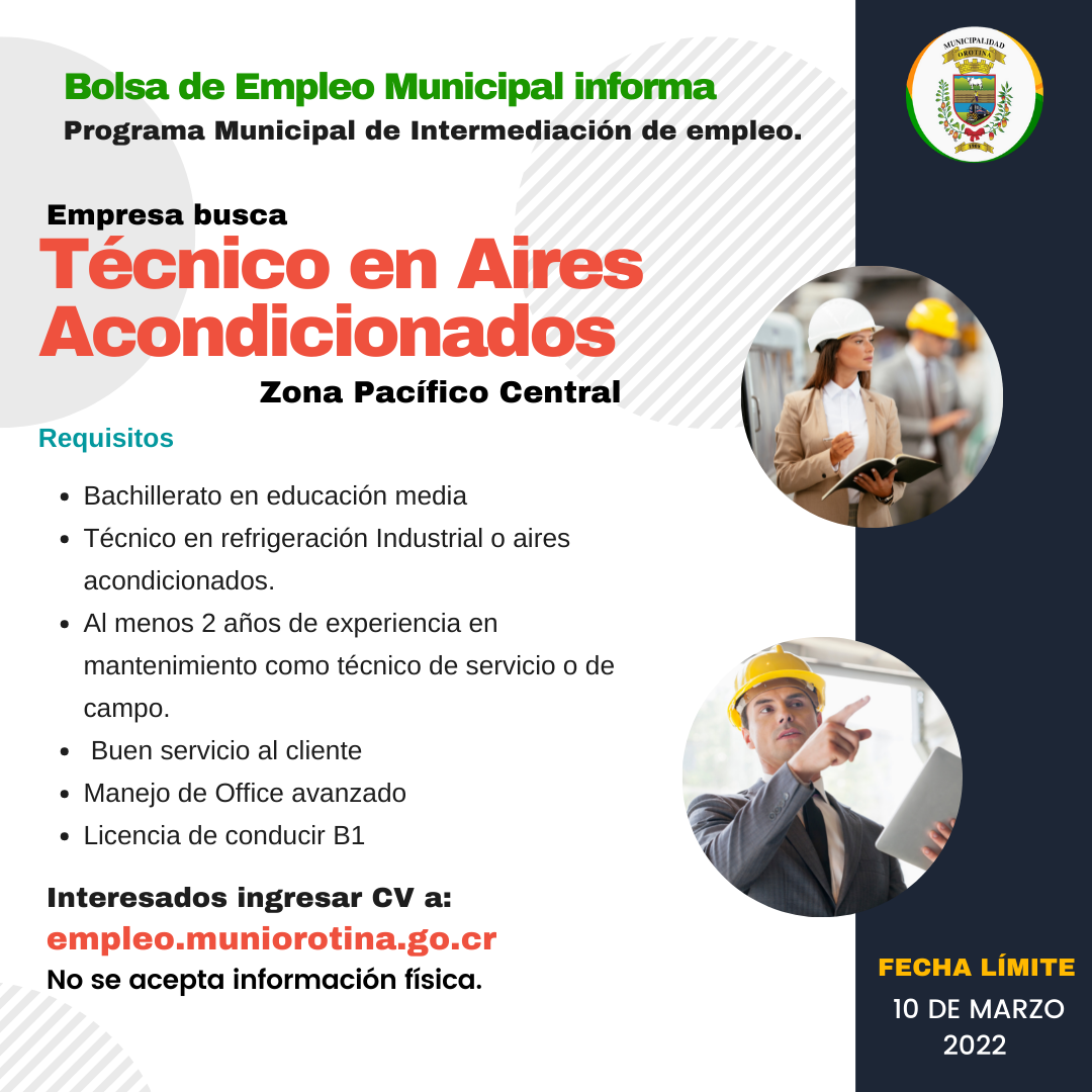 Técnico en Aires Acondicionados